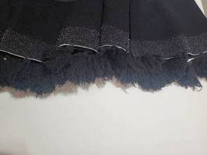 lot 140 image: Designer PROENZA SCHOULER Tweed Black Skirt