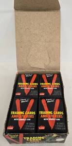 lot 161 image: 1984 V Theyre Here Sci-Fi 80s Tv Show Trading Cards Full Box 