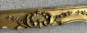 lot 254 image: Vintage Gold Ornate PICTURE FRAME Hollywood Regency Gilt Carved