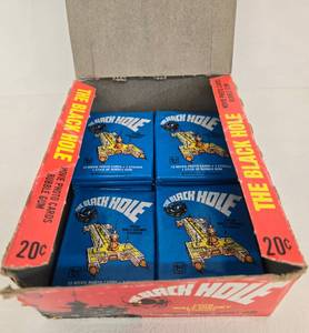 lot 172 image: Vintage The Black Hole 1979 Trading Cards in Box 