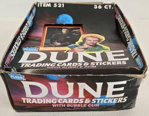 lot 176 image: 1984 Fleer DUNE the Original Movie Box Trading Cards