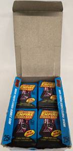 lot 169 image: 1980 Topps Star Wars THE EMPIRE STRIKES BACK Partial Blue Box