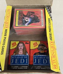 lot 180 image: 1983 Topps Star Wars ROTJ Return of the Jedi Series