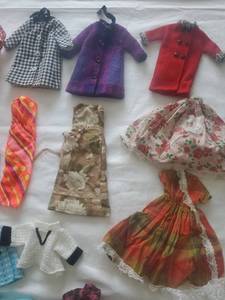 lot 190 image: Vintage Barbie Fashion Doll Clothing and Accessories 