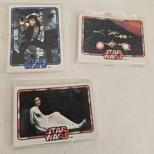 lot 288 image: Vintage 1978 Star Wars Big G Cereal Trading Cards & 3 Cases 