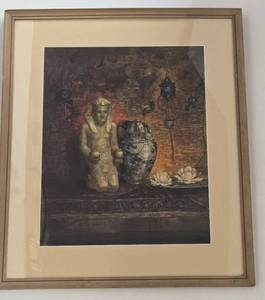 lot 197 image: Vintage Set of PAUL BERNARD KING Framed American Still Life Prints