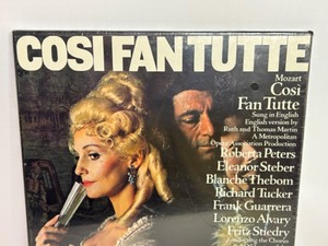 lot 248 image: RARE New COSI FAN TUTTE Mozart Metropolitan Opera  Vinyl LP Box Set of 3