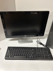 lot 325 image: LENOVO & HP 3 Component COMPUTER System Including Windows 10 Tower, 20 Monitor & a Keyboard