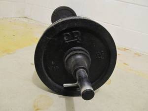 Very Nice Bent Bar EZ Curl Weigth Lifting Bar w (4) 13lb Plates&nbsp
