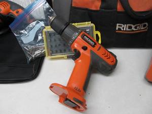 Lot of 2 Good RIDGID Power Drills