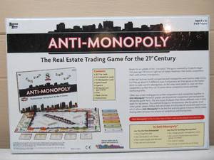 Brand New Sealed ANTI-MONOPOLY Board Game