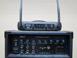 Working PYLE PA System &amp Wireless Receiver