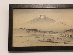 Original Antique Oriental Watercolor &amp Ink Painting
