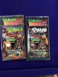 lot 18 image: Set of Spawn Special Limited Edition Mobile Pack- Comic & Hot Wheels Car