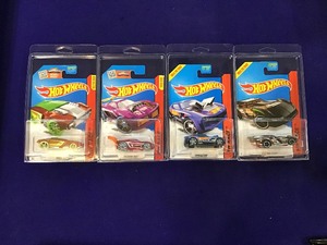 lot 37 image: 4 Unopened Plastic Case HW Race Hot Wheels