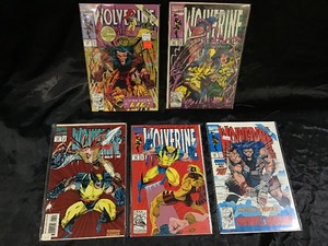 lot 48 image: 5 Plastic Sleeved 30th Anniversary Wolverine Comic Books