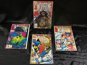 lot 50 image: 4 Plastic Sleeved 30th Anniversary Wolverine Vintage Comic Books