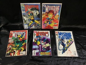 lot 53 image: 5 Plastic Sleeved Direct Edition Wolverine Vintage Comic Books