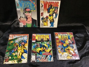 lot 57 image: 4 Plastic Sleeved Vintage Wolverine Comic Books ( 30th Anniversary )