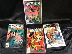 lot 59 image: 4 Plastic Sleeved Vintage Wolverine Comic Books