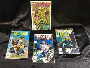 lot 60 image: 4 Plastic Sleeved Wolverine Comic Books