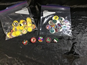 lot 68 image: Bag of Pog Blades, Holographic Pogs & 6 Slammers