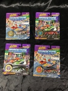 lot 78 image: Unopened Johnny Lightning Dragsters Cars USA & New Year 98