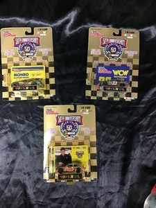 lot 88 image: Unopened Three 50th Anniversary Nascar Hot Wheels 1 of 9,998