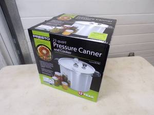 lot 50 image: 23 Quart Pressure Canner and Cooker Still in Box