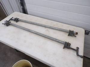 lot 55 image: Pair of 3 Pipe Clamps