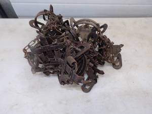 lot 60 image: 12 - Victor # 1.75 Coil Spring Traps