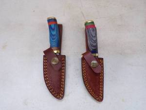 lot 99 image: Pair of Knives with Sheath