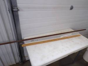 lot 85 image: Vintage Gas Station Fuel Measuring Stick and Rulers