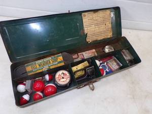 lot 115 image: Vintage Tackle Box