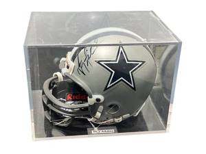 lot 14 image: Troy Aikman #8 Dallas Cowboys Autographed Mini Helmet with COA
