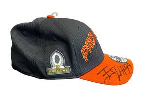 lot 32 image: 2016 NFL Pro Bowl Autographed Hat (Size Large-XL) - JJ WattsDarren SprolesDerek CarrTodd Gurley