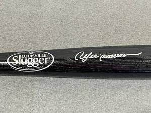 lot 39 image: Andre Dawson Autographed Louisville Slugger Pro Stock Baseball Bat with Beckett COA Sticker in Excellent Condition
