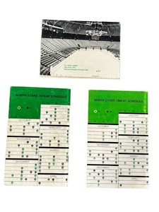 lot 46 image: Vintage Hockey - 1975 Official Collegiate Hockey Guide1979-80 Minnesota North Stars Guide and Record Book1980-81 North Stars Guide and Record Book
