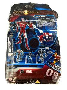 lot 63 image: 2008 Hasbro Marvel Iron Man Repulsor Red Prototype Action Figure - Sealed with shelf wear