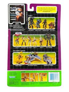 lot 62 image: Vintage 1992 Kenner Aliens Space Marine Biship Action Figure - Sealed with shelf wear