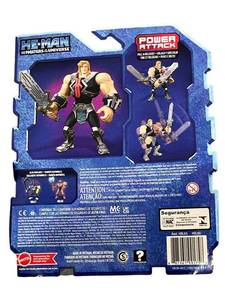 lot 86 image: 2021 Mattel HE-MAN Power Attack Action Figure - Sealed with some package wear