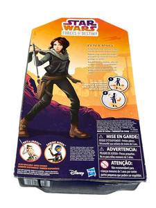 lot 90 image: 2016 Hasbro Star Wars Forces of Destiny 11 Jyn Erso - Sealed with some package wear