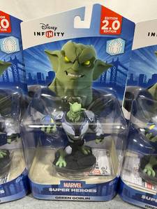 lot 92 image: Lot of Disney Infinity 2.0 Green Goblin Action Figures (New Sealed)