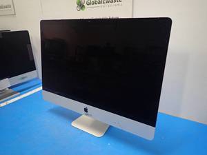 lot 22 image: Apple&nbspiMac 13.2 A1419 AIO PC &nbspINTEL CORE I5-3470 3.2 Ghz  16GB DDR3L RAM  1TB HDD  Includes IOS and power cable  crack in screen 