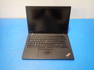 lot 32 image: Lenovo&nbspThinkPad T470s Laptop &nbspINTEL CORE I7-6600U 2.6 Ghz  4GB DDR4 SDRAM  256GB SSD  14 screen with 1920 x 1080 HD Resolution  Major wear and blemishes on unit 