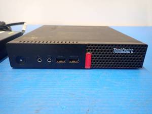 lot 34 image: Lenovo&nbspThinkCentre M710q Mini PC &nbspINTEL CORE I5-6500T 2.5 Ghz  8GB DDR4 SDRAM  500GB HDD  NO OS  Includes power adapter &nbspHas wifi card, no antenna