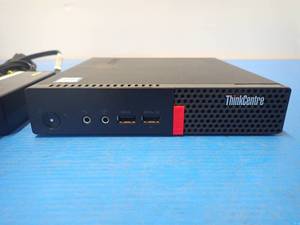 lot 35 image: Lenovo&nbspThinkCentre M710q Mini PC &nbspINTEL CORE I5-6500T 2.5 Ghz  8GB DDR4 SDRAM  500GB HDD  NO OS  Includes power adapter &nbspNo wifi card nor antenna