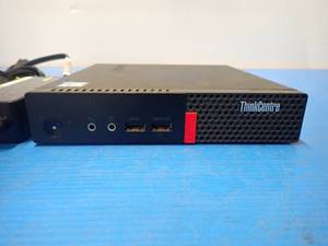 lot 36 image: Lenovo&nbspThinkCentre M710q Mini PC &nbspINTEL CORE I5-6500T 2.5 Ghz  8GB DDR4 RAM  500GB HDD  NO OS  Includes power adapter &nbspHas wifi card. No antenna