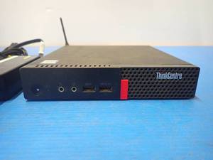 lot 37 image: Lenovo&nbspThinkCentre M710q Mini PC &nbspINTEL CORE I5-6500T 2.5 Ghz  8GB DDR4 SDRAM  500GB HDD  NO OS  Includes power adapter &nbspHas wifi and antenna.
