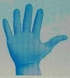 lot 33 image: TAC- Case of Powdered Free Nitrile Gloves Size Large (1000 gloves)
